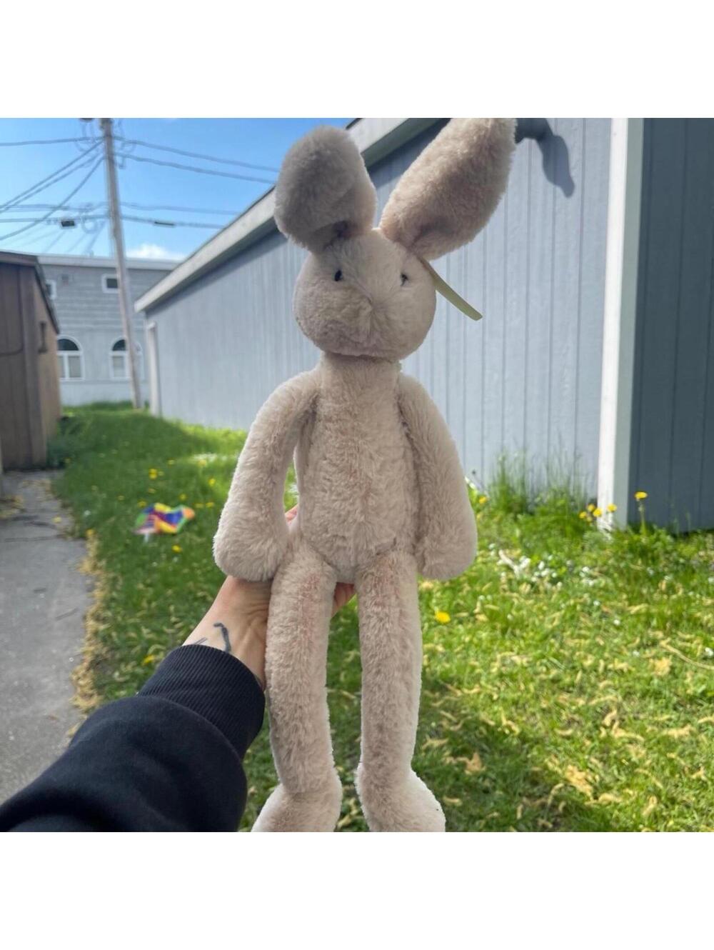 Jellycat Cream and Tan Stuffed-animal